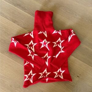 Perfect Moment Red Star Sweater